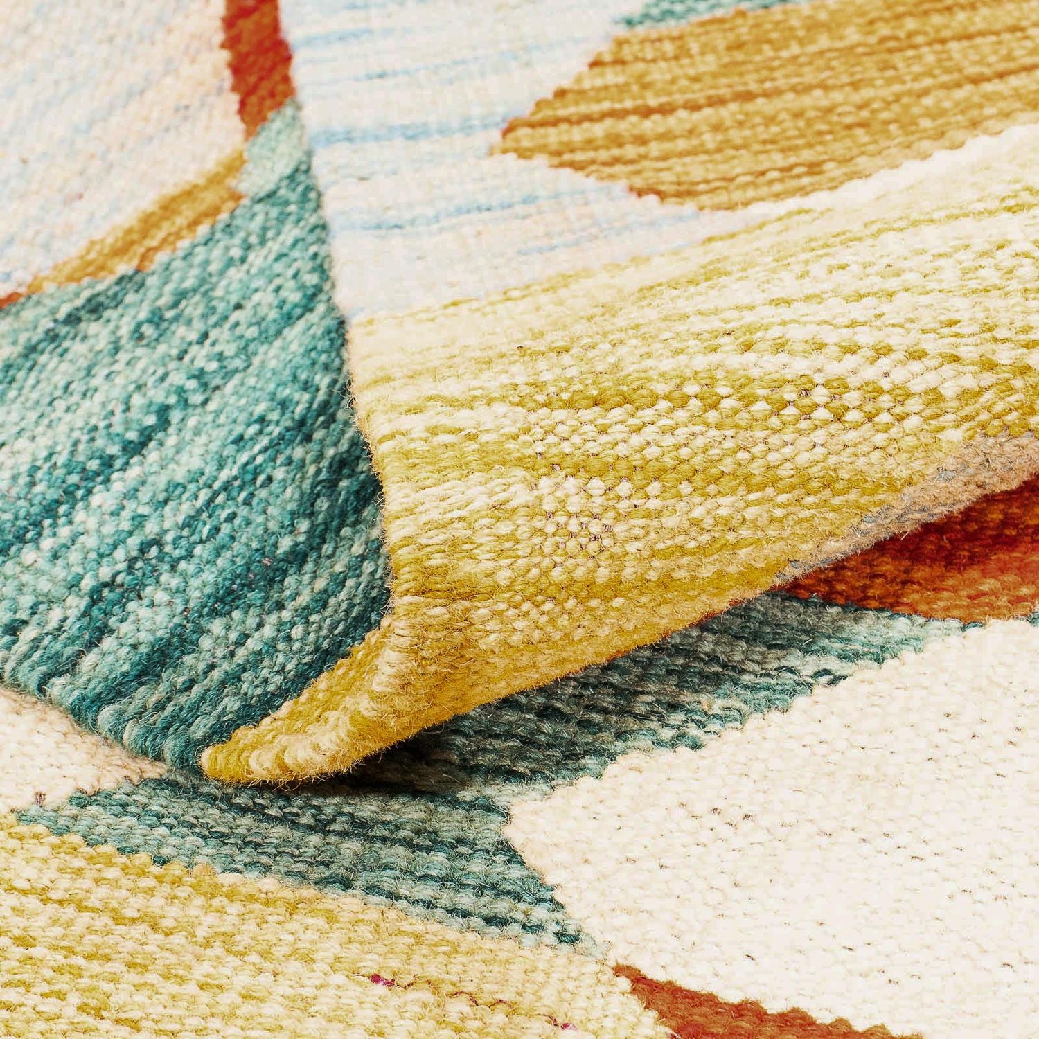 Alfombra Kelim - Splash - 244 x 170 cm - multicolor