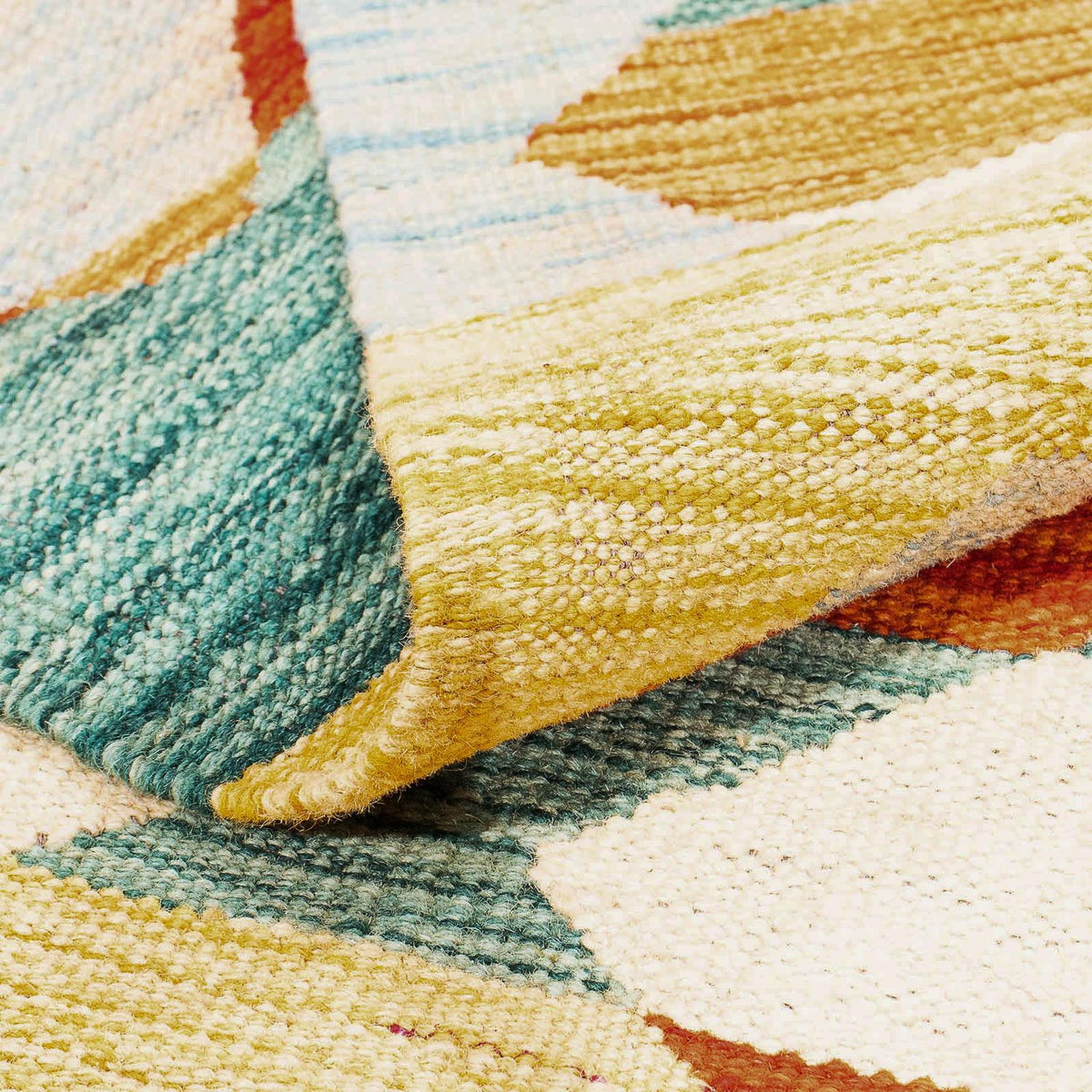 Alfombra Kelim - Splash - 244 x 170 cm - multicolor