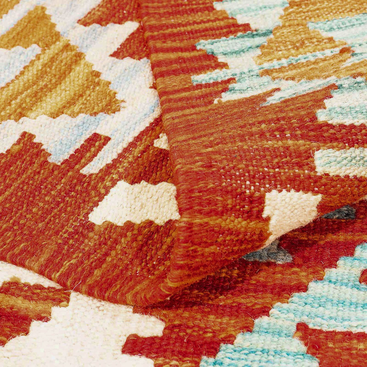 Alfombra Kelim - Splash - 236 x 170 cm - multicolor