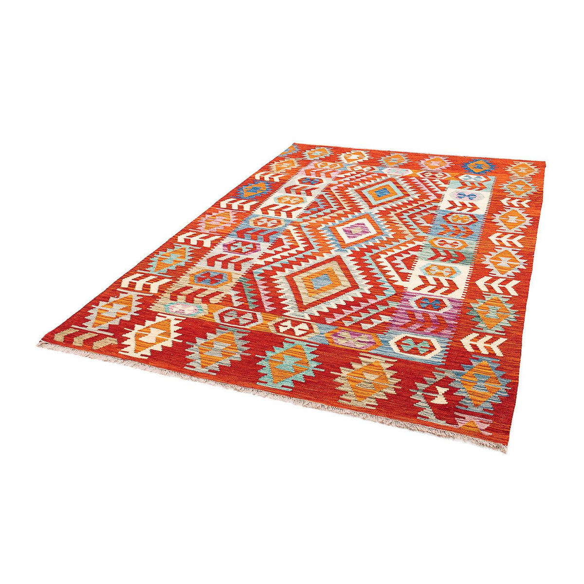 Alfombra Kelim - Splash - 236 x 170 cm - multicolor