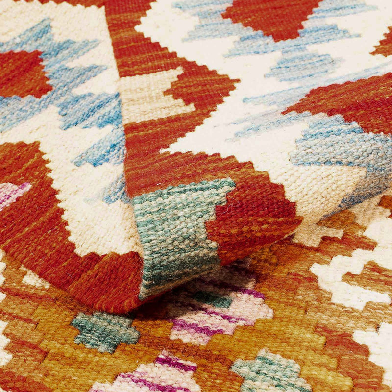 Alfombra Kelim - Splash - 236 x 172 cm - multicolor