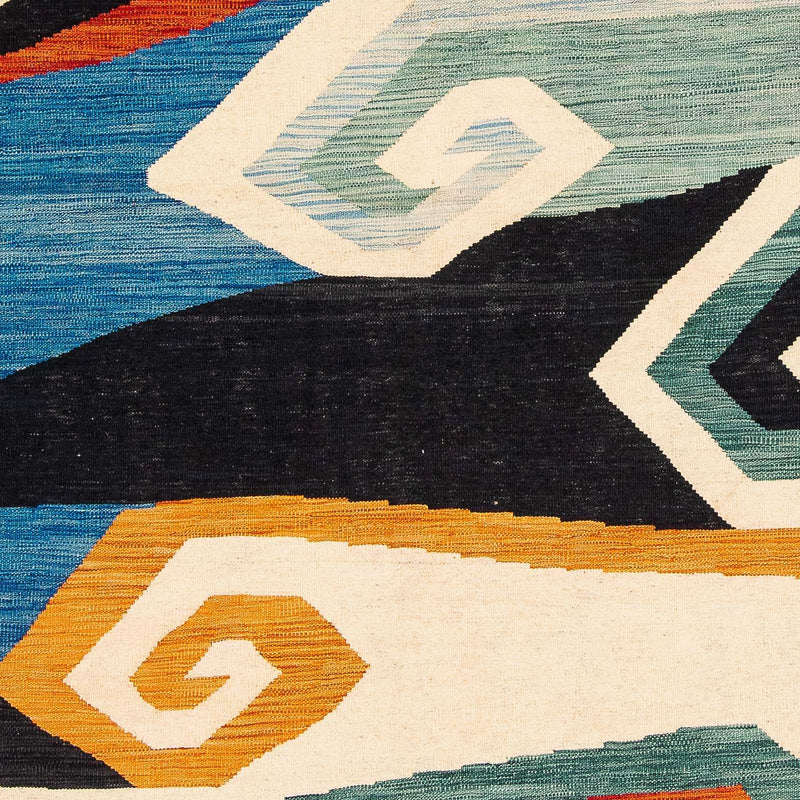 Alfombra Kelim - Splash - 243 x 179 cm - multicolor