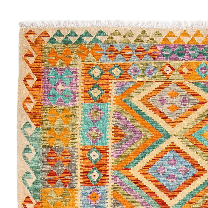 Alfombra Kelim - Splash - 246 x 185 cm - multicolor