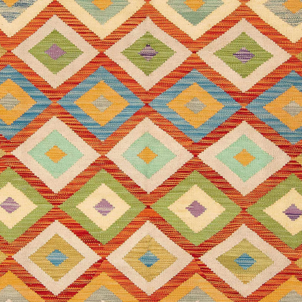 Alfombra Kelim - Splash - 241 x 171 cm - multicolor