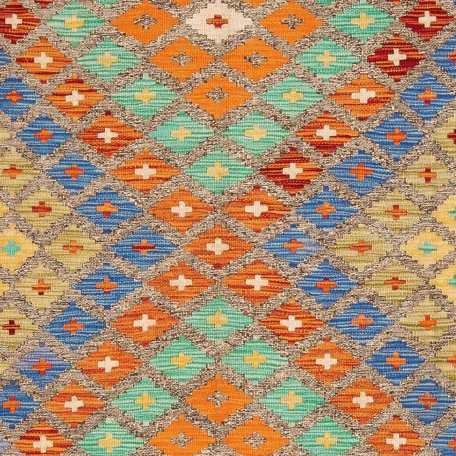 Alfombra Kelim - Splash - 234 x 169 cm - multicolor