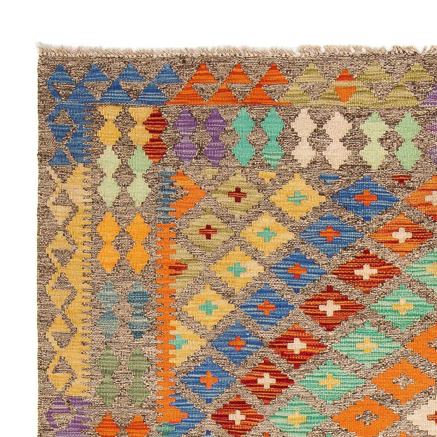 Alfombra Kelim - Splash - 234 x 169 cm - multicolor