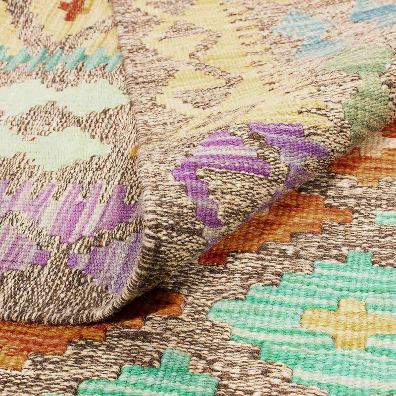 Alfombra Kelim - Splash - 234 x 169 cm - multicolor