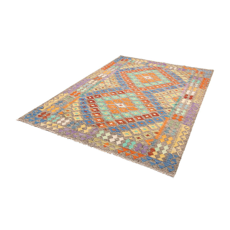 Alfombra Kelim - Splash - 234 x 169 cm - multicolor
