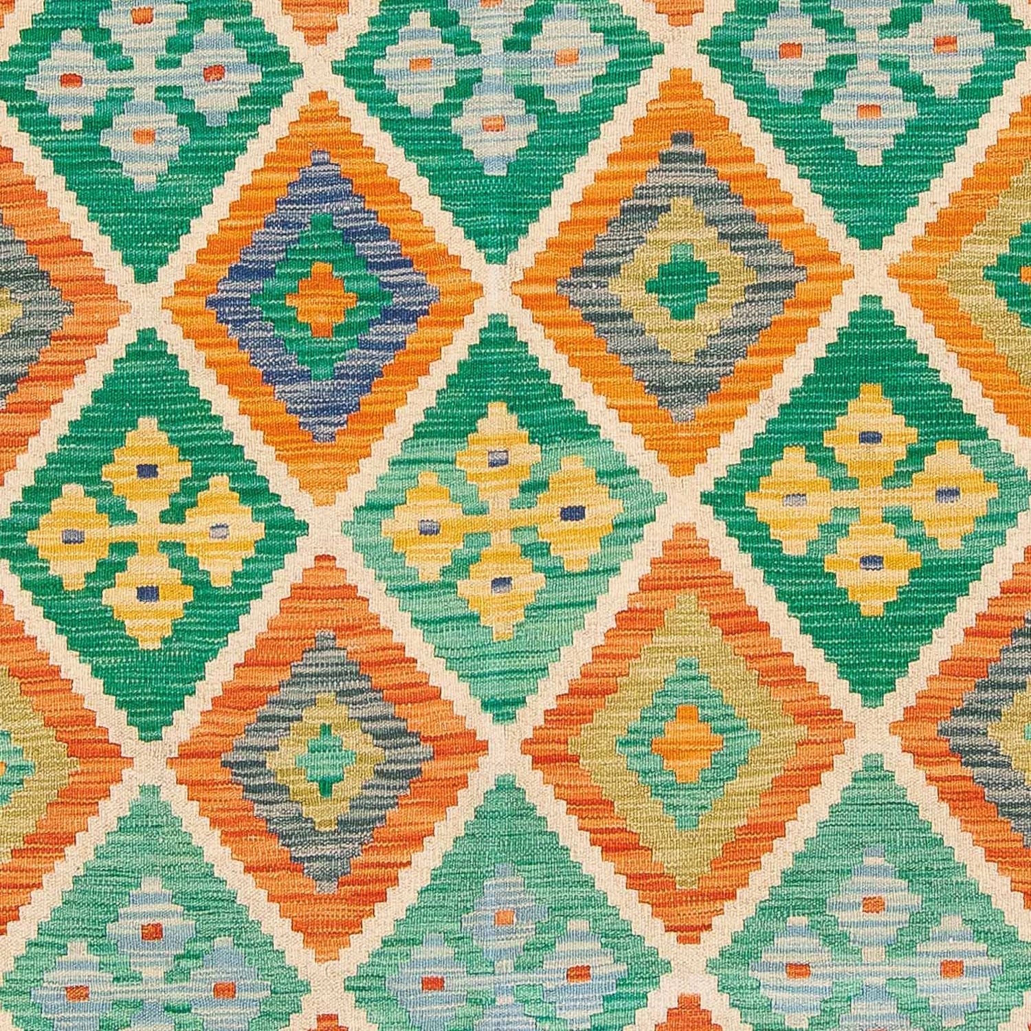 Alfombra Kelim - Splash - 245 x 185 cm - multicolor