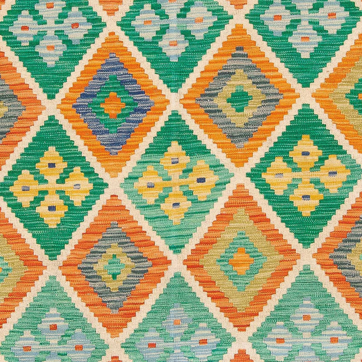 Alfombra Kelim - Splash - 245 x 185 cm - multicolor