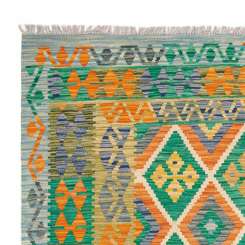 Alfombra Kelim - Splash - 245 x 185 cm - multicolor