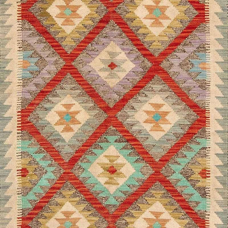 Alfombra Kelim - Splash - 239 x 174 cm - multicolor