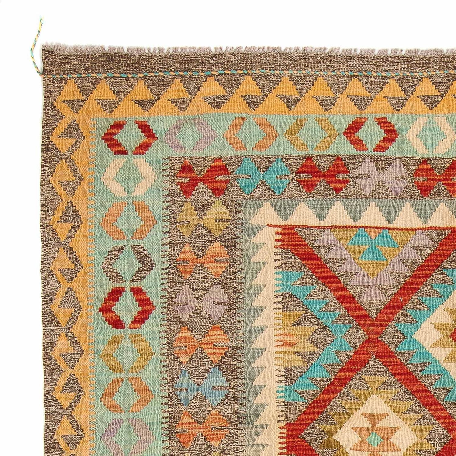 Alfombra Kelim - Splash - 239 x 174 cm - multicolor