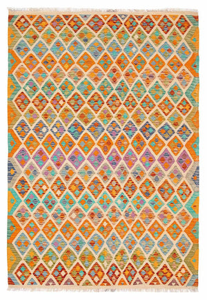 Alfombra Kelim - Splash - 250 x 180 cm - multicolor