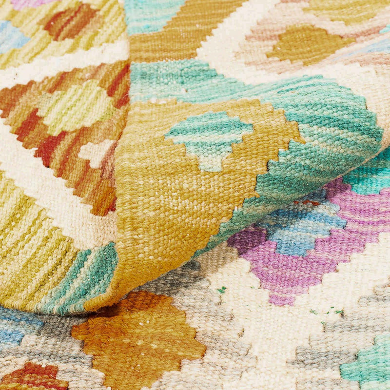 Alfombra Kelim - Splash - 250 x 180 cm - multicolor