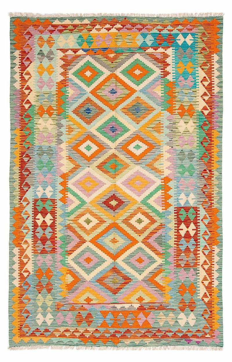 Alfombra Kelim - Splash - 250 x 169 cm - multicolor