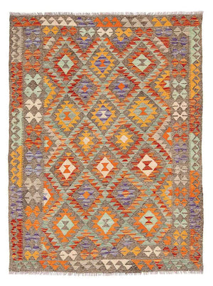 Alfombra Kelim - Splash - 203 x 152 cm - multicolor