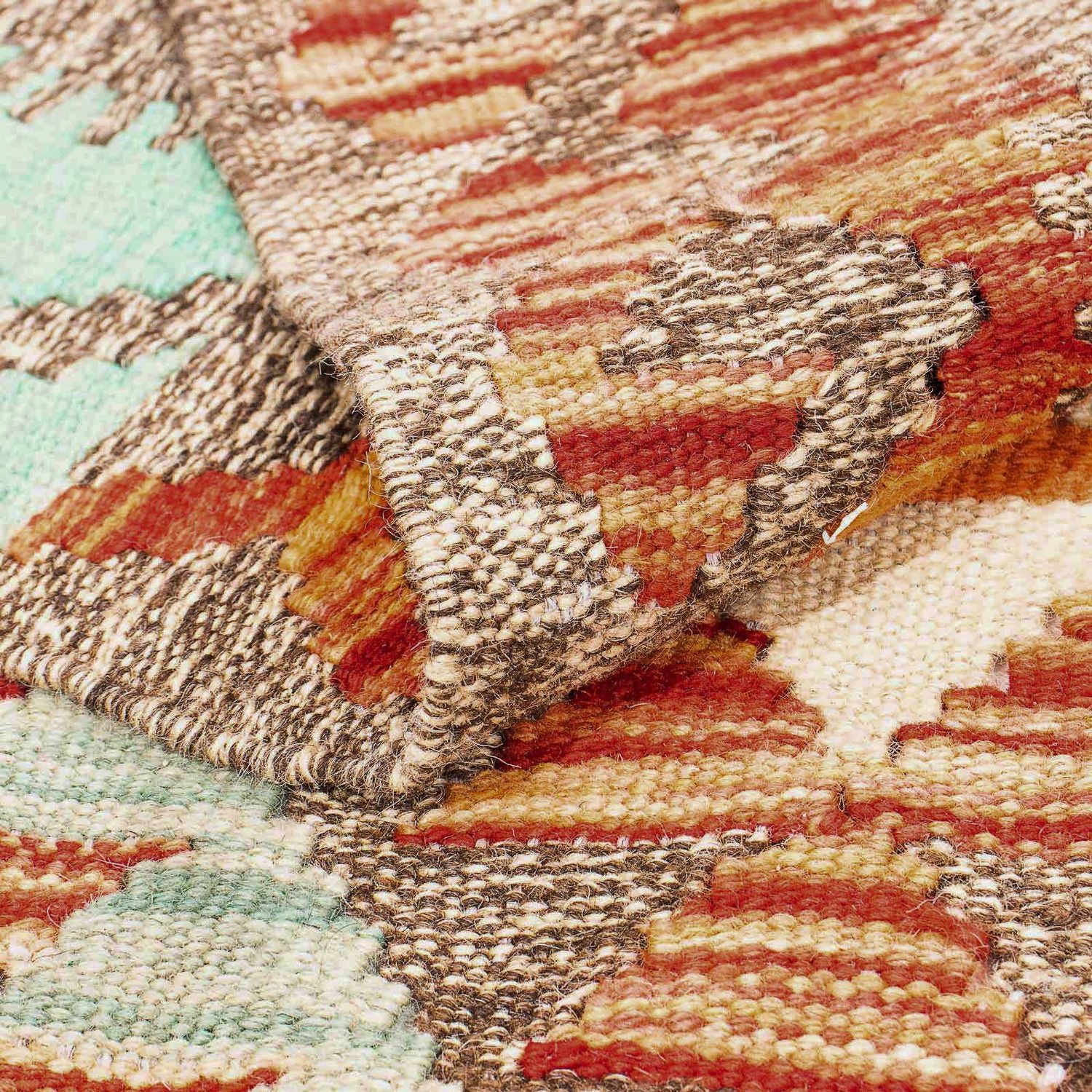 Alfombra Kelim - Splash - 203 x 152 cm - multicolor