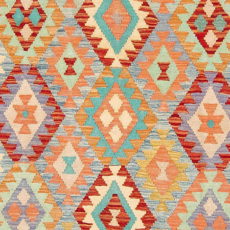 Alfombra Kelim - Splash - 193 x 158 cm - multicolor