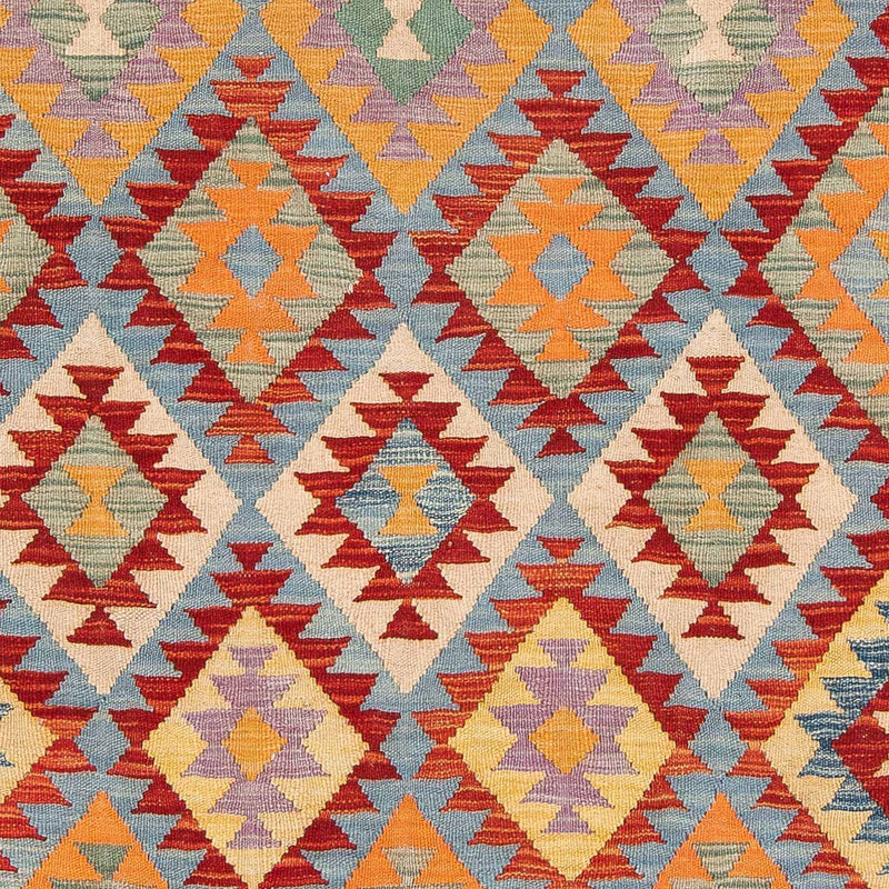 Alfombra Kelim - Splash - 194 x 152 cm - multicolor