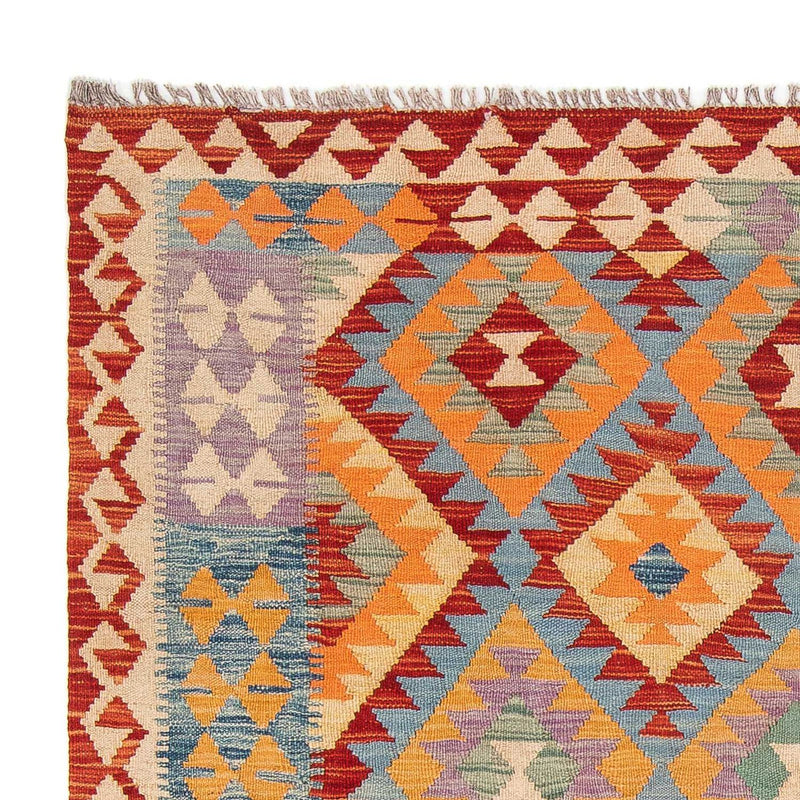 Alfombra Kelim - Splash - 194 x 152 cm - multicolor