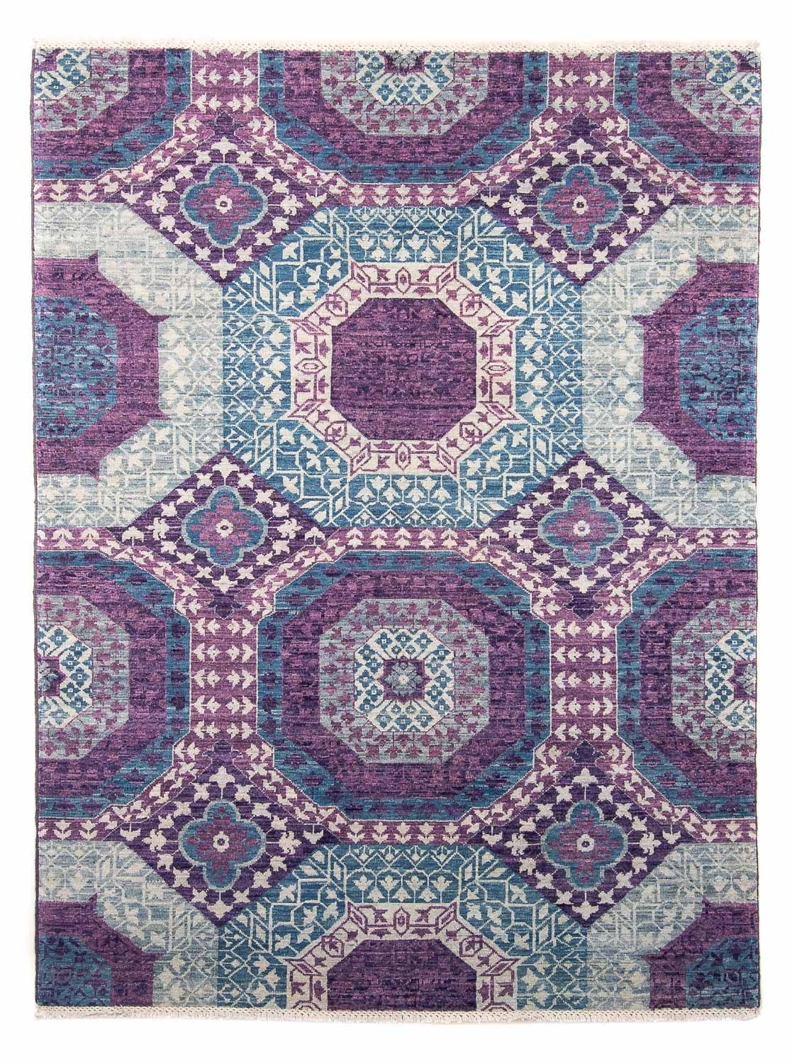 Alfombra de diseño - 210 x 156 cm - multicolor
