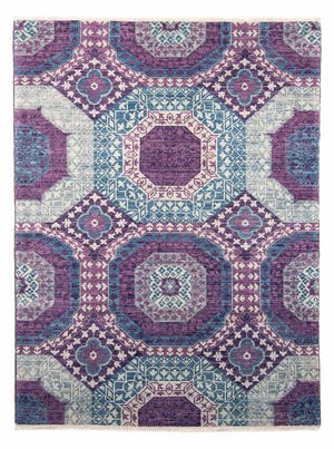 Alfombra de diseño - 210 x 156 cm - multicolor