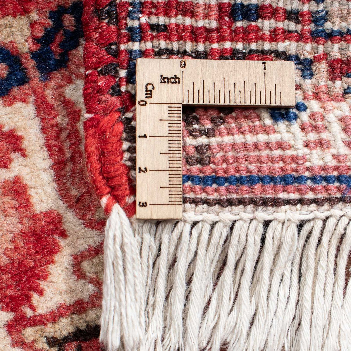 Alfombra persa - Nómada - 388 x 298 cm - rojo oscuro