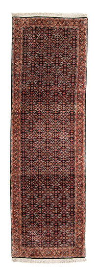 Alfombra de pasillo Alfombra persa - Bidjar - 296 x 94 cm - marrón