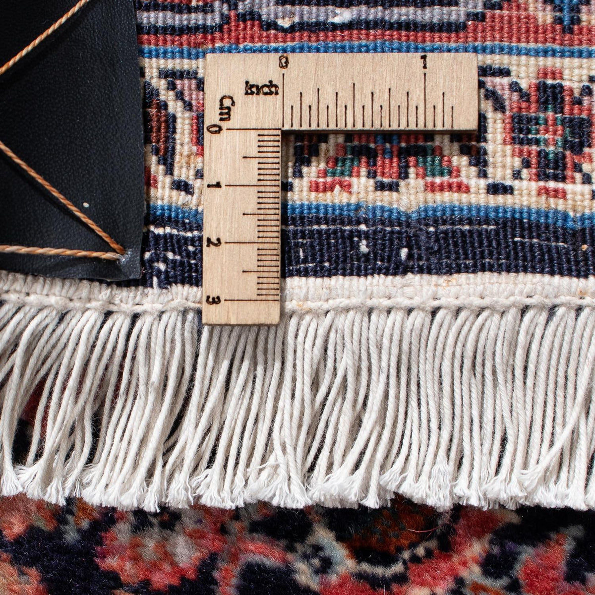 Alfombra de pasillo Alfombra persa - Bidjar - 297 x 90 cm - rojo claro