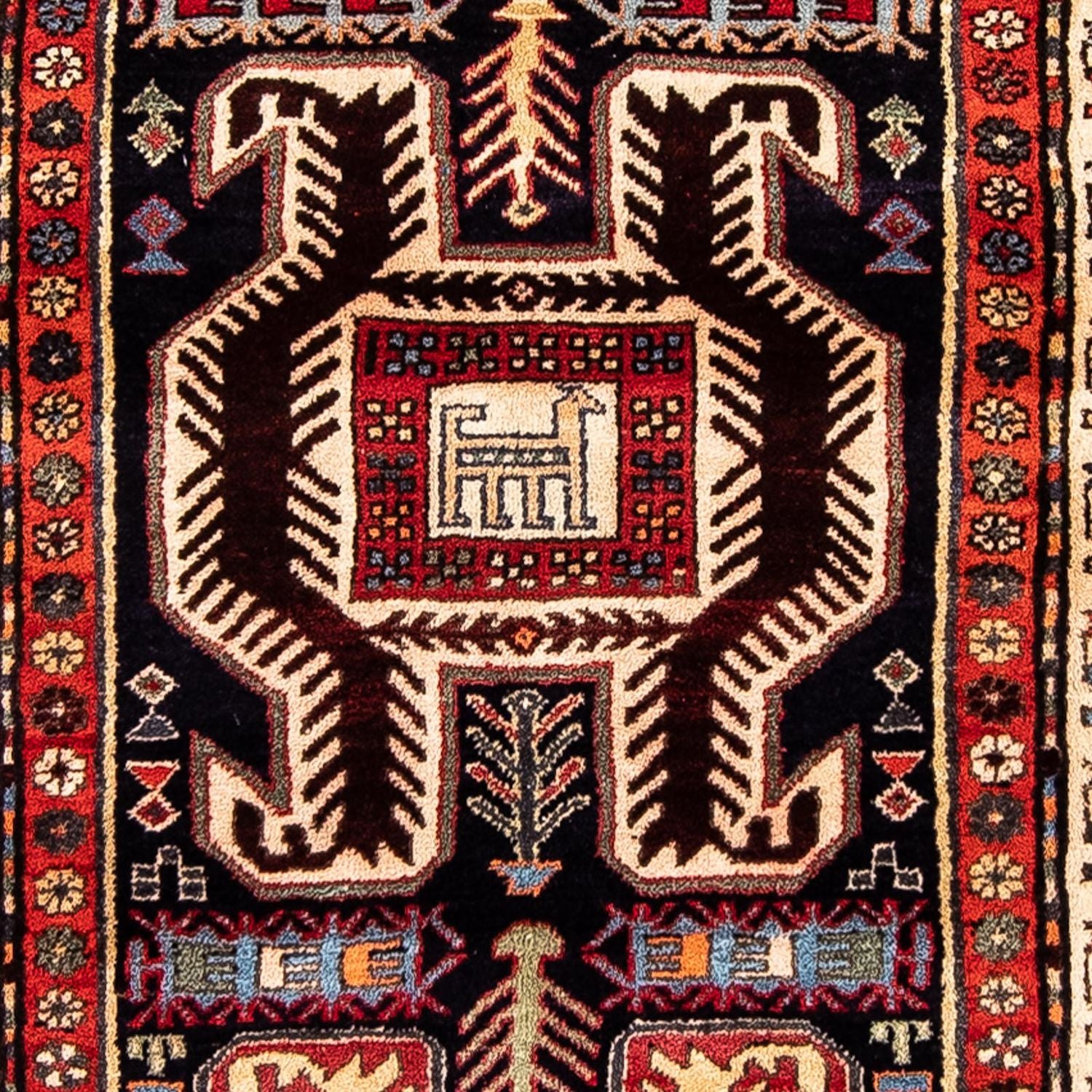 Alfombra de pasillo Alfombra persa - Nómada - 320 x 102 cm - multicolor
