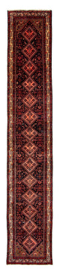 Alfombra de pasillo Alfombra persa - Nómada - 530 x 103 cm - rojo oscuro