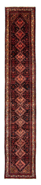 Alfombra de pasillo Alfombra persa - Nómada - 530 x 103 cm - rojo oscuro