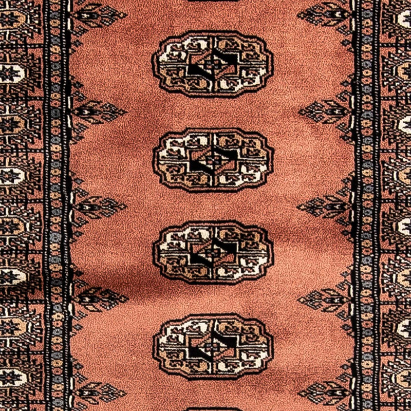 Alfombra de pasillo Alfombra afgana - Bukhara - 404 x 77 cm - rojo claro