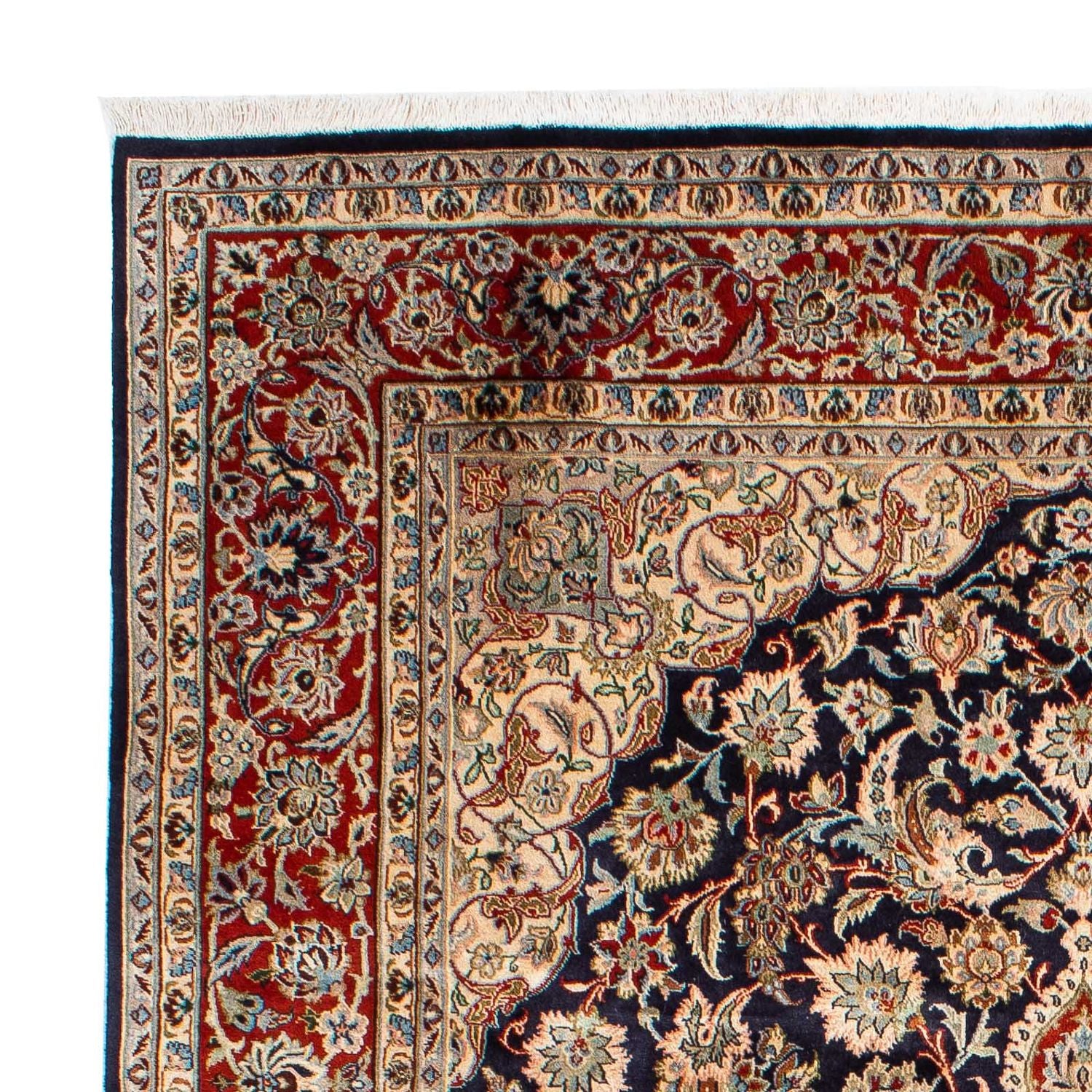 Alfombra persa - Clásica - 300 x 196 cm - azul oscuro