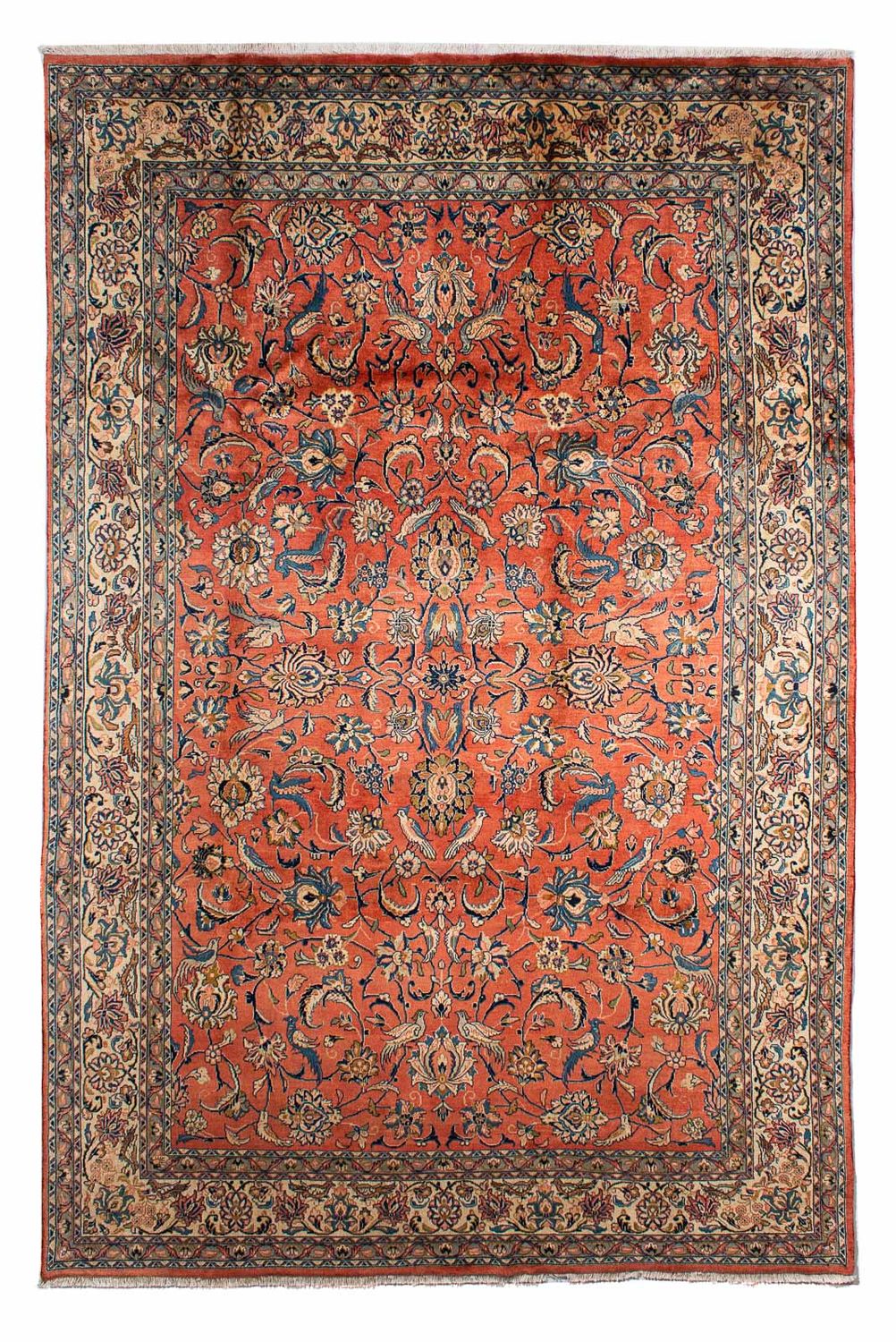 Alfombra persa - Clásica - 321 x 211 cm - óxido