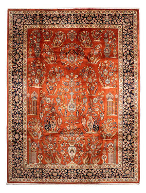 Alfombra persa - Keshan - 276 x 215 cm - óxido