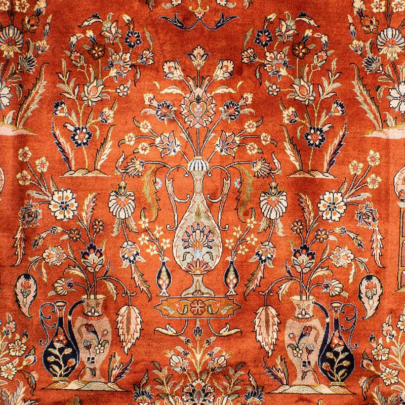 Alfombra persa - Keshan - 276 x 215 cm - óxido