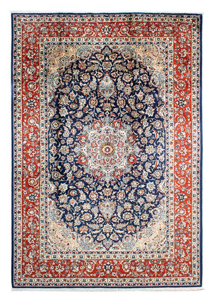 Alfombra persa - Clásica - 302 x 214 cm - azul oscuro