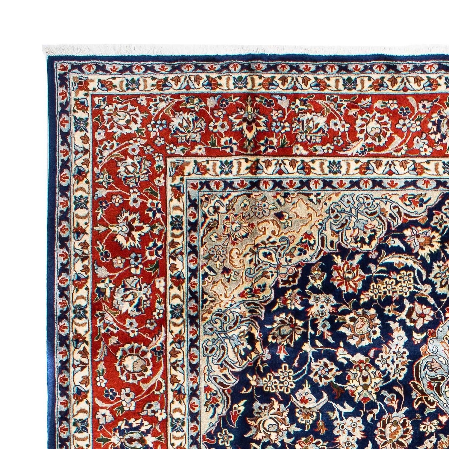 Alfombra persa - Clásica - 302 x 214 cm - azul oscuro