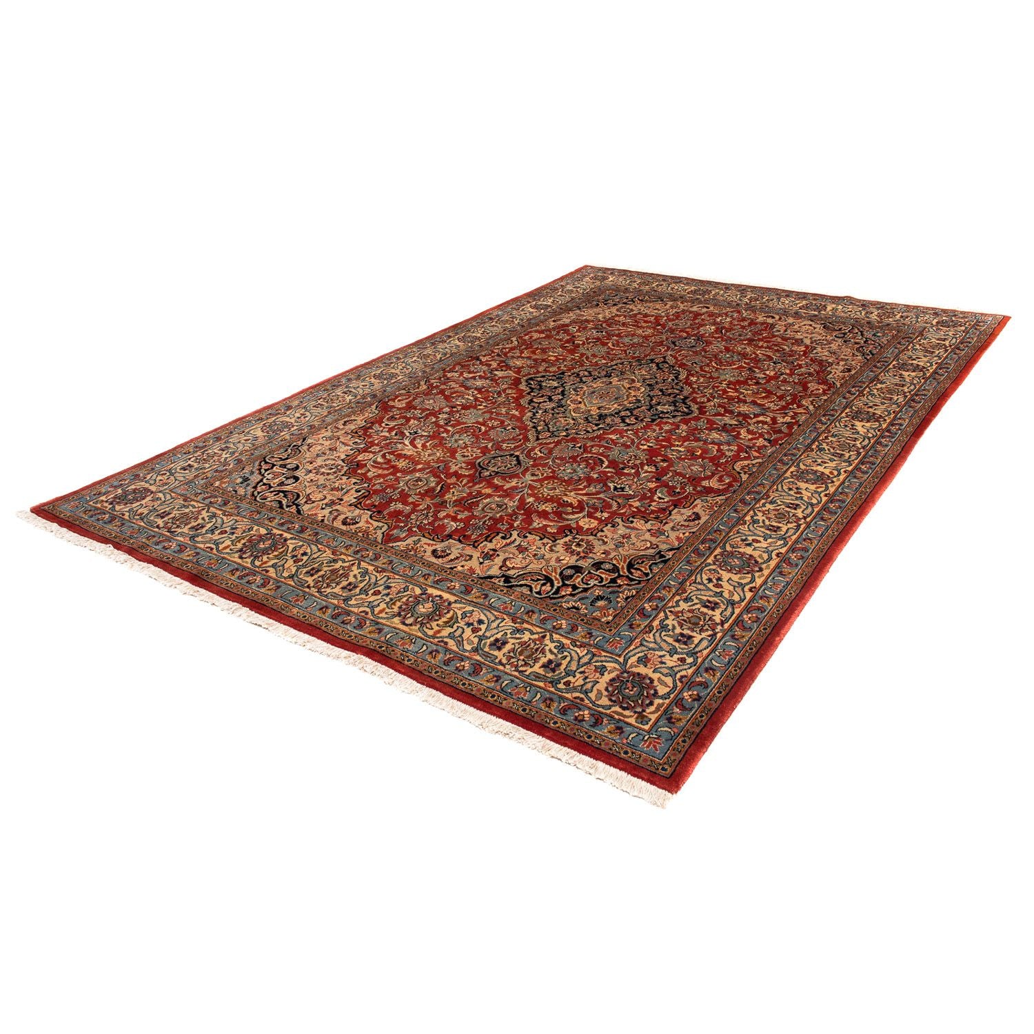 Alfombra persa - Clásica - 295 x 200 cm - rojo oscuro