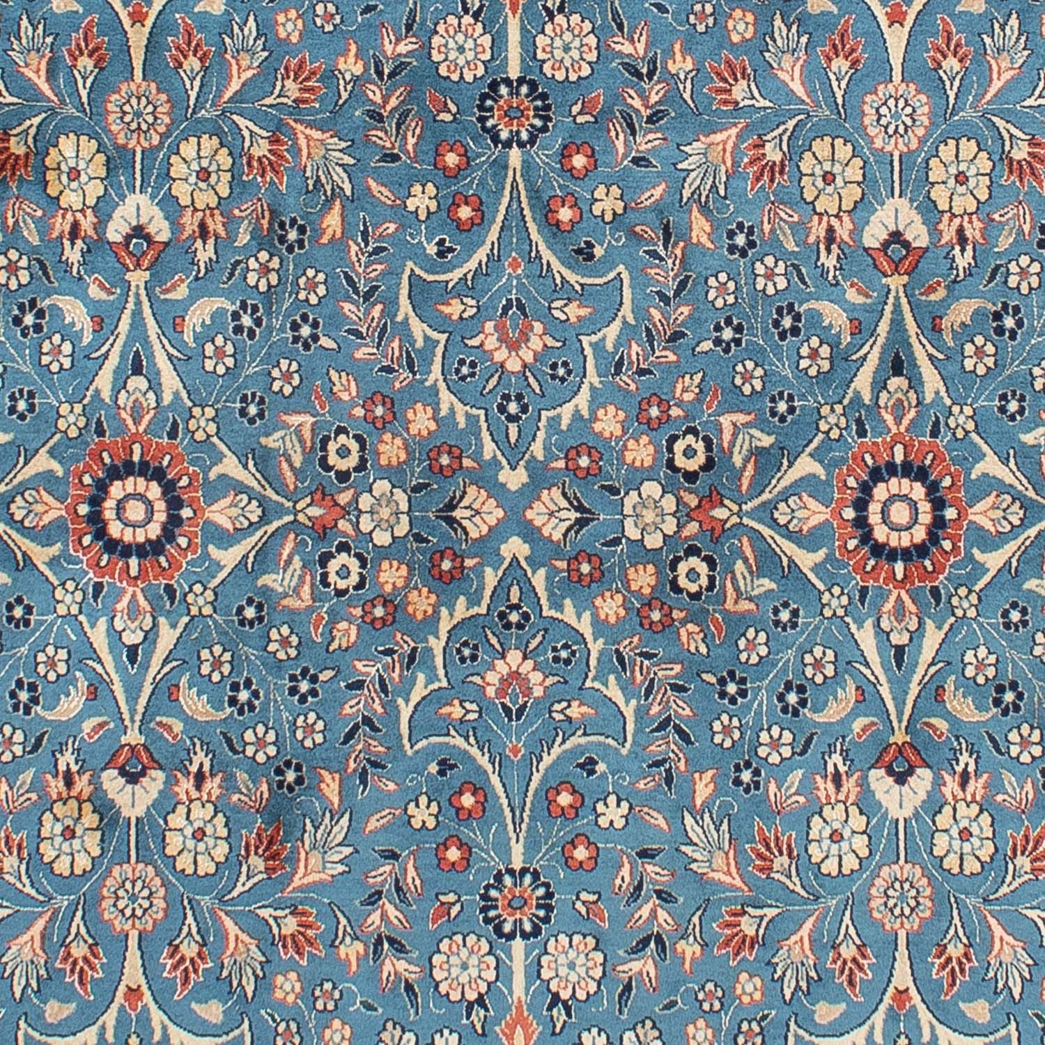 Alfombra persa - Nómada - 307 x 219 cm - azul marino