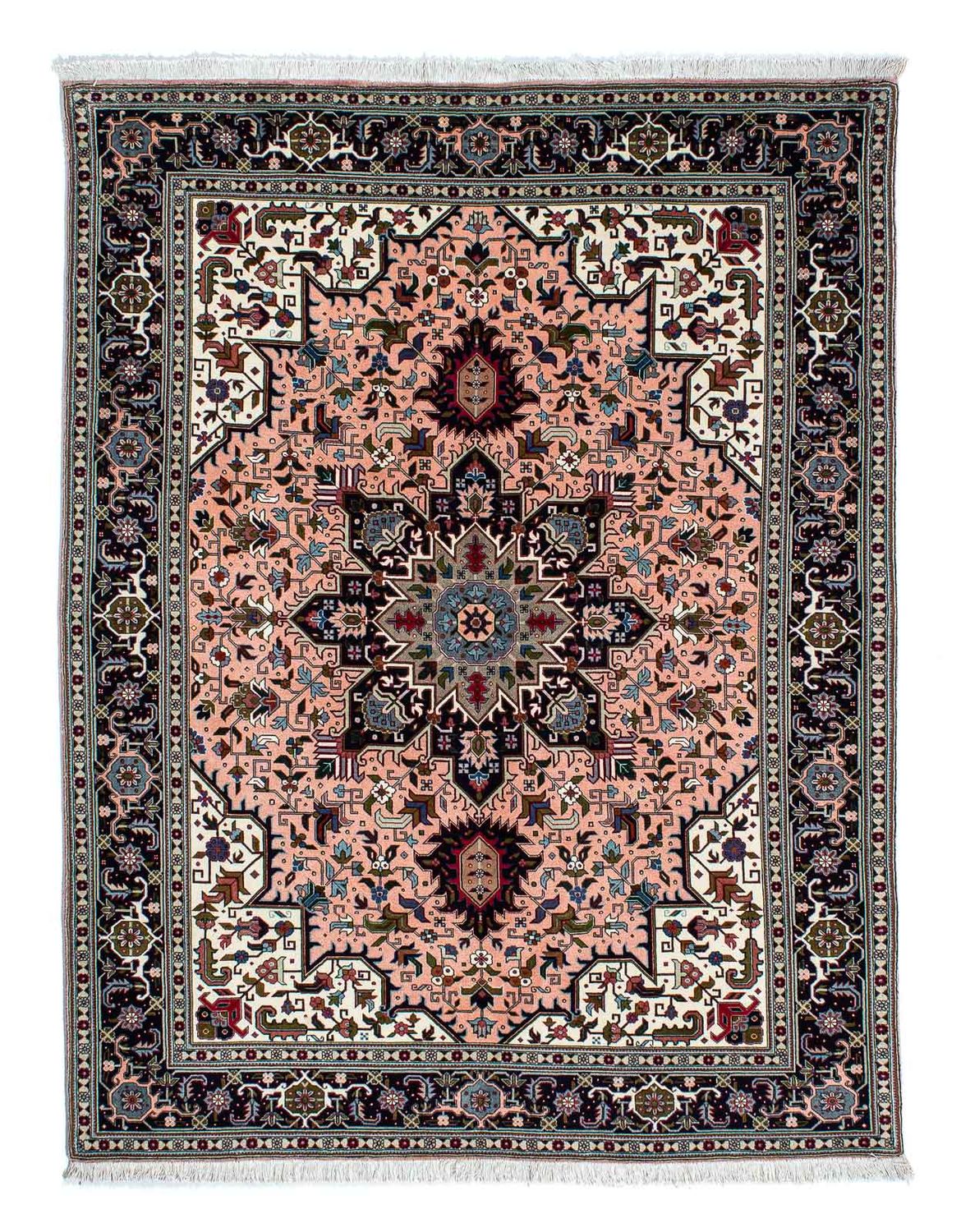 Alfombra Persa - Tabriz - Prima - 202 x 147 cm - rojo claro
