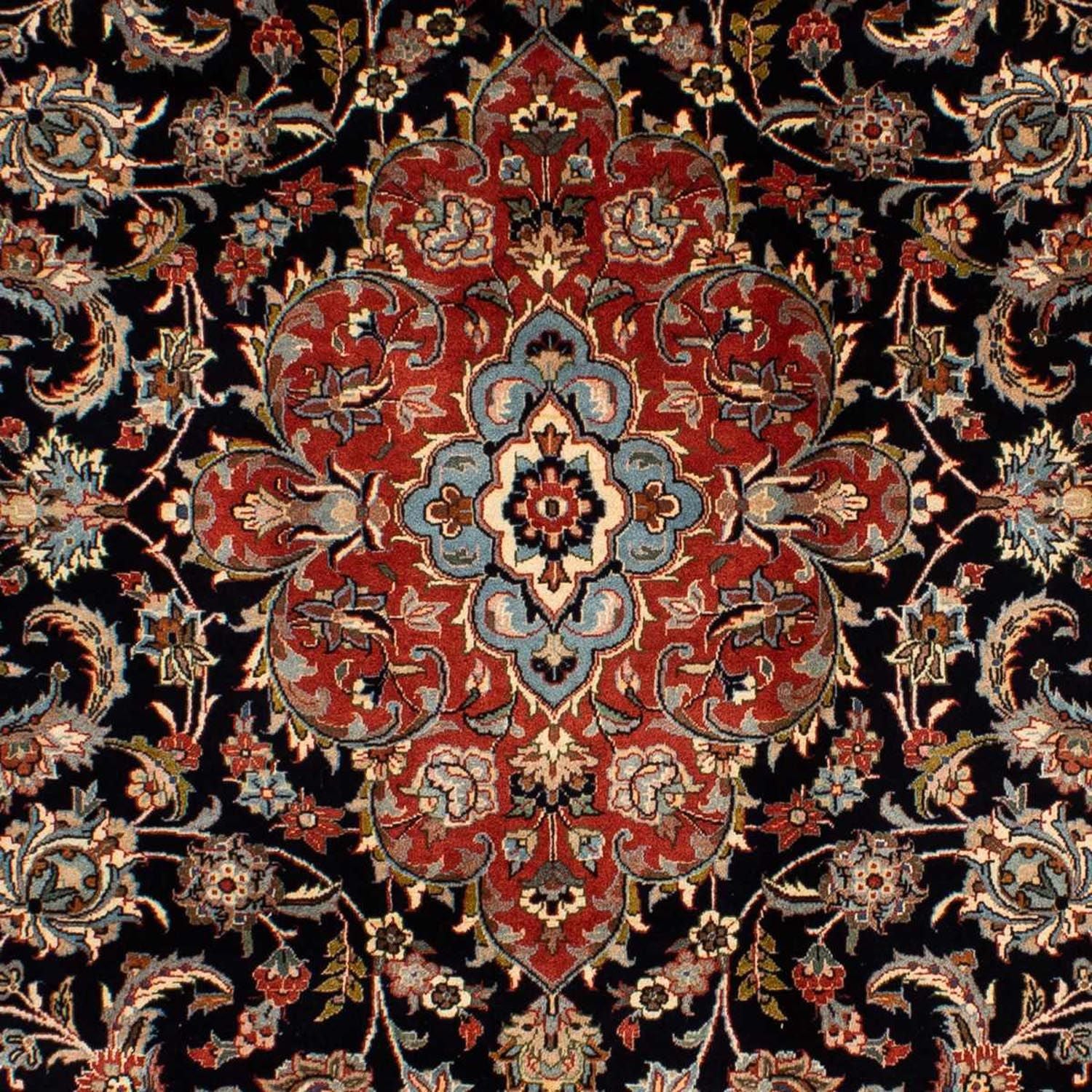 Alfombra persa - Clásica - 292 x 203 cm - azul oscuro