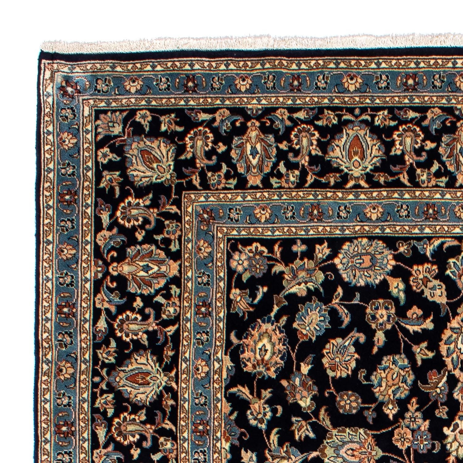 Alfombra persa - Clásica - 296 x 193 cm - azul oscuro