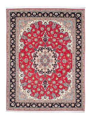 Alfombra persa - Tabriz - 201 x 151 cm - rojo