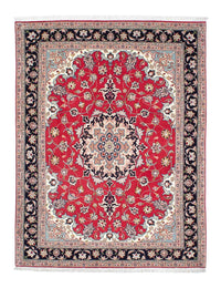 Alfombra persa - Tabriz - 201 x 151 cm - rojo