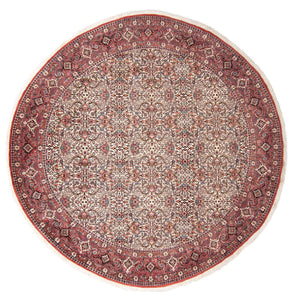 Alfombra persa - Bidjar redondo  - 300 x 300 cm - beige