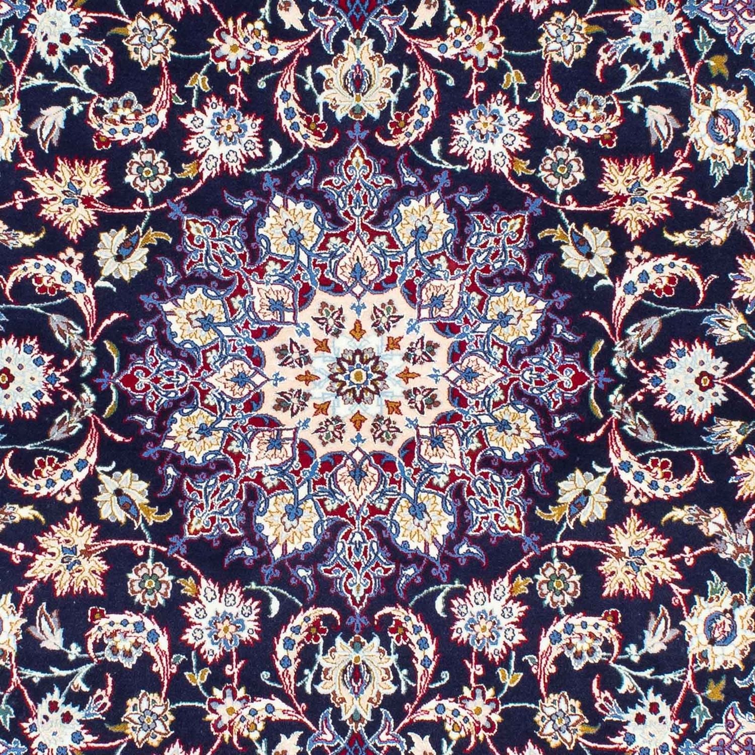 Alfombra Persa - Isfahan - Prima - 243 x 159 cm - rojo oscuro