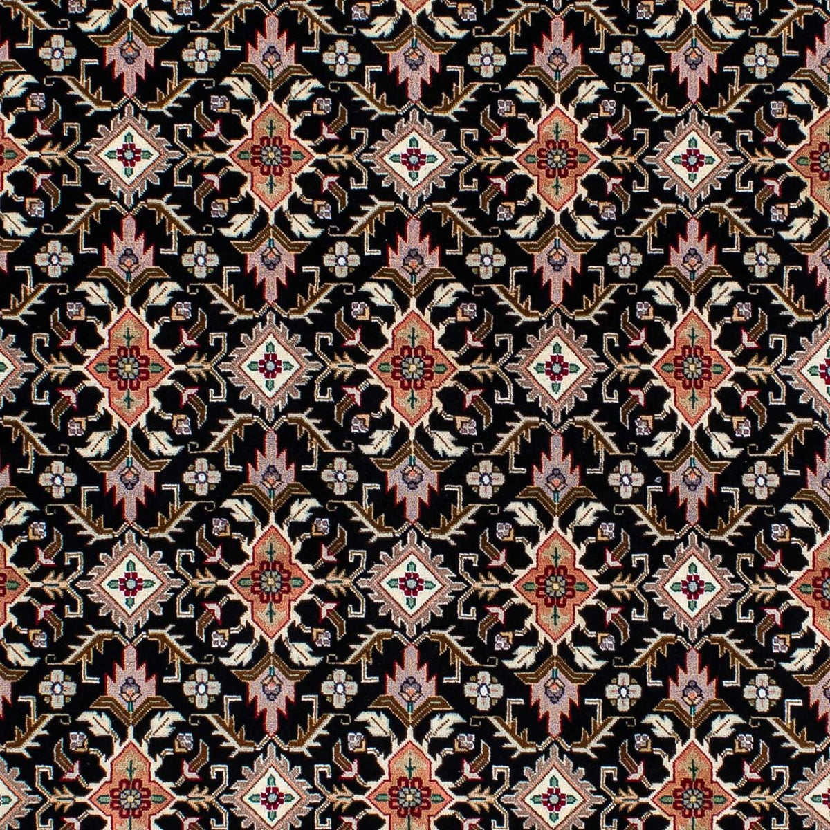 Alfombra Persa - Tabriz - Prima - 205 x 154 cm - azul oscuro